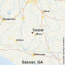 Sasser Georgia is in Terrell County Georgia Also near Albany Georgia